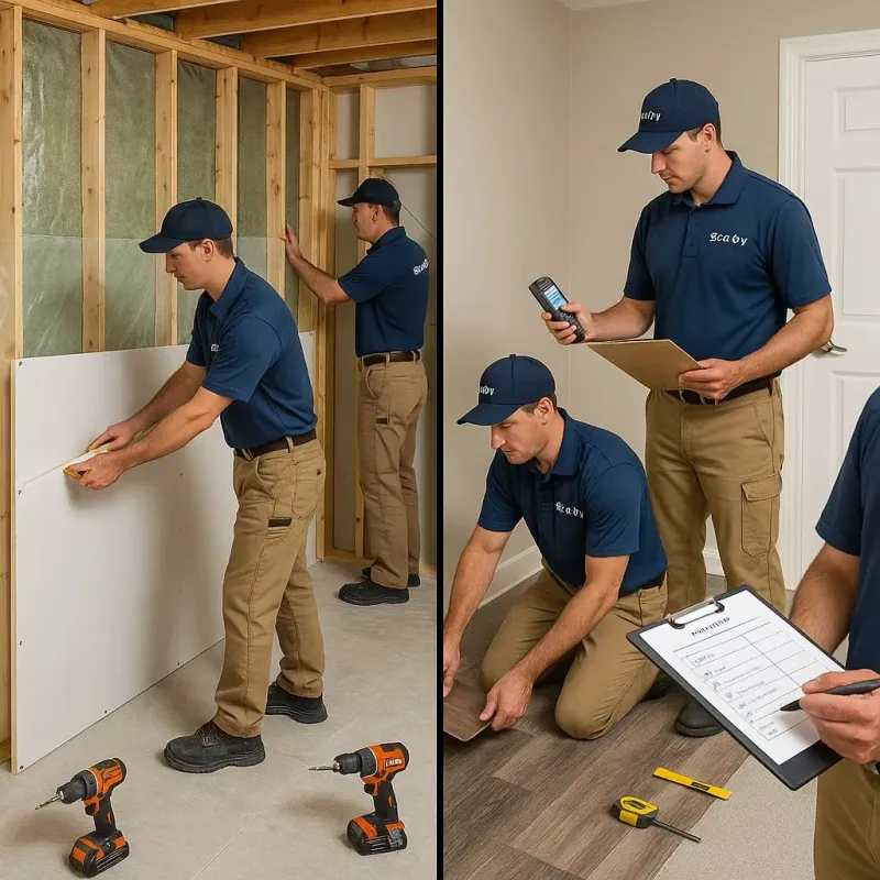 Repairs and Reconstruction process in Cottonwood, AL